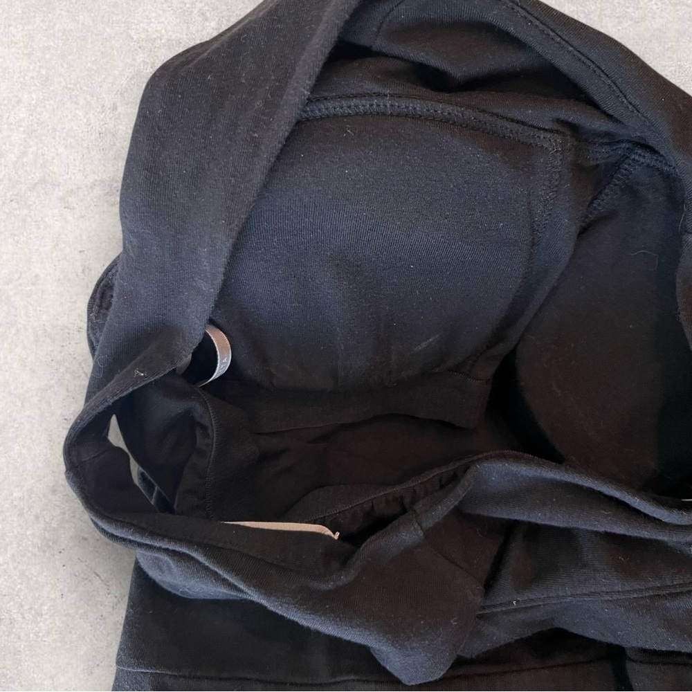 Athleta Seeker Ruched Built-in Bra Tank Athletic Black Dress Size XS - Picture 14 of 14